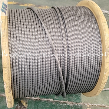 5%Al 10%Al Galfan Steel Wire Rope 3.18mm 7*19